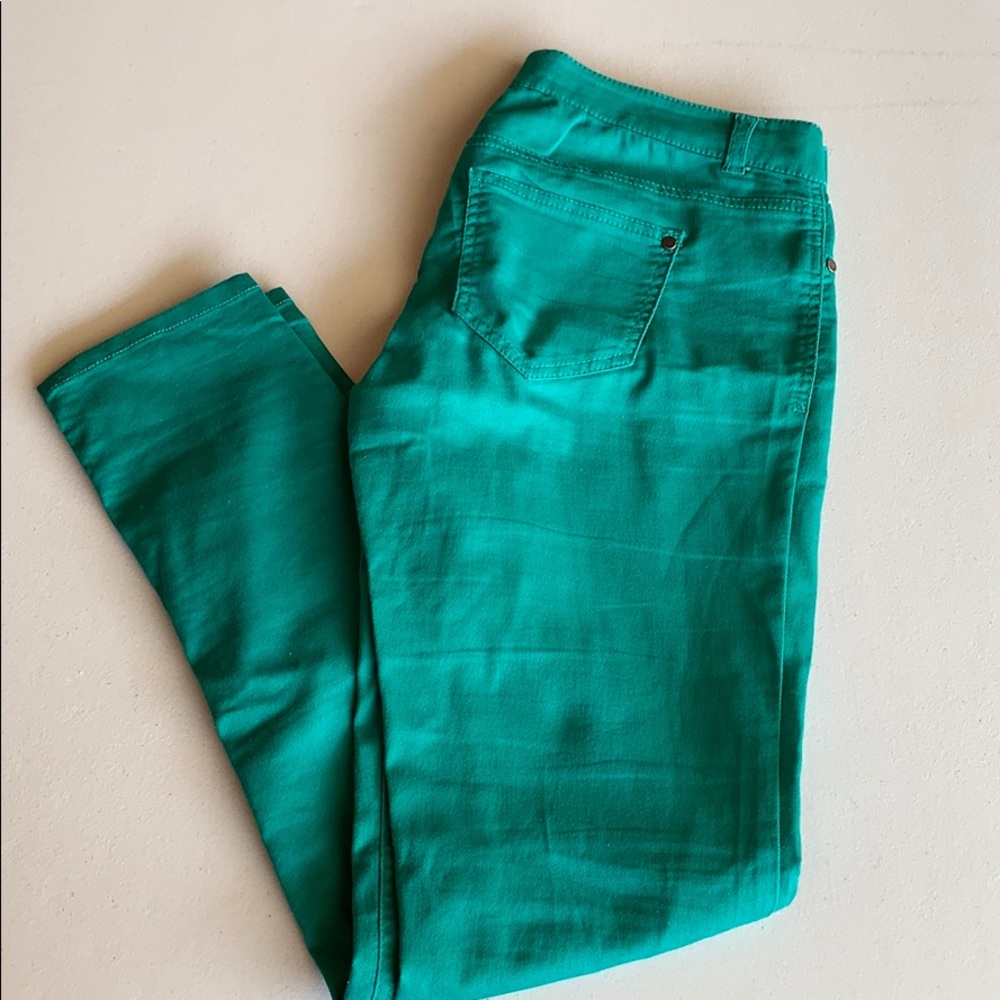 Teal Jeans